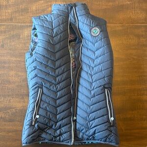 Aubrion Navy Blue Quilted Vest